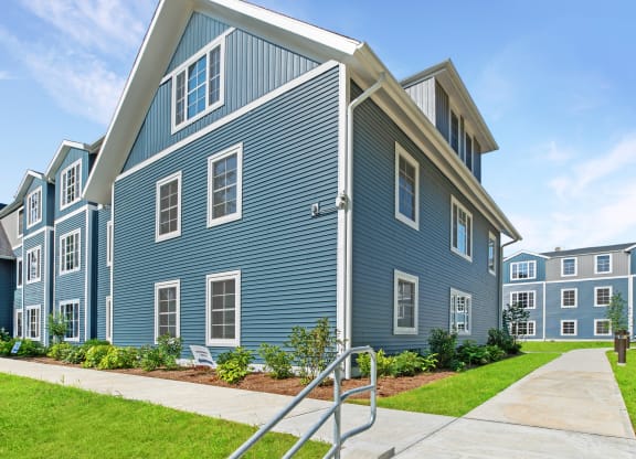 Building Exterior at Shoreline Grove Apartments in Branford CT.