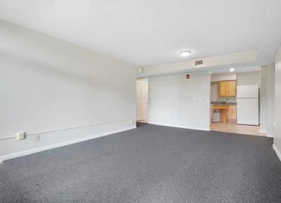 Living Room and Kitchen  at Shoreline Apartments, Buffalo, New York