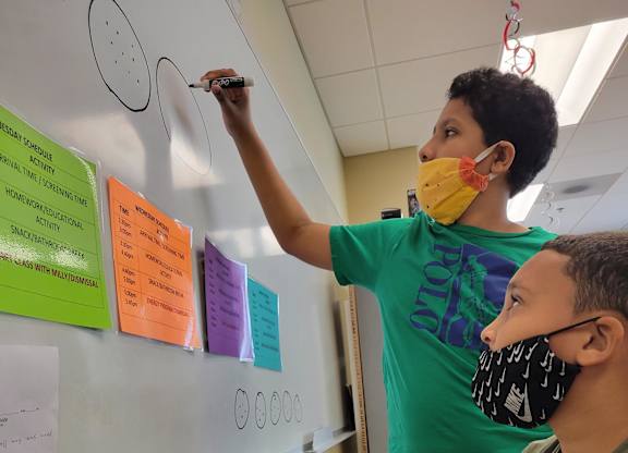 Classroom White Board Learning Tierney Learning Center.