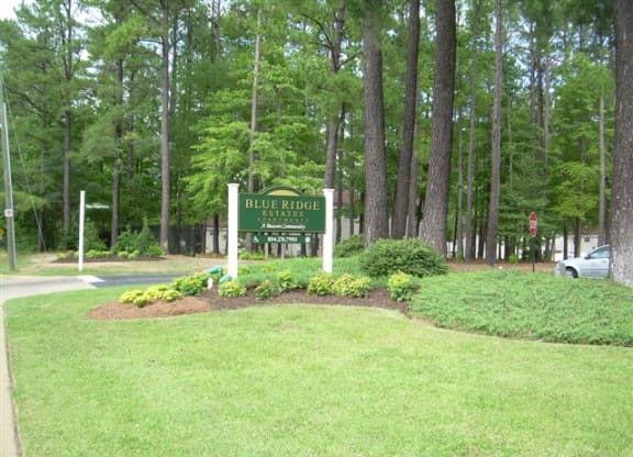 Blue Ridge Monument Signage.