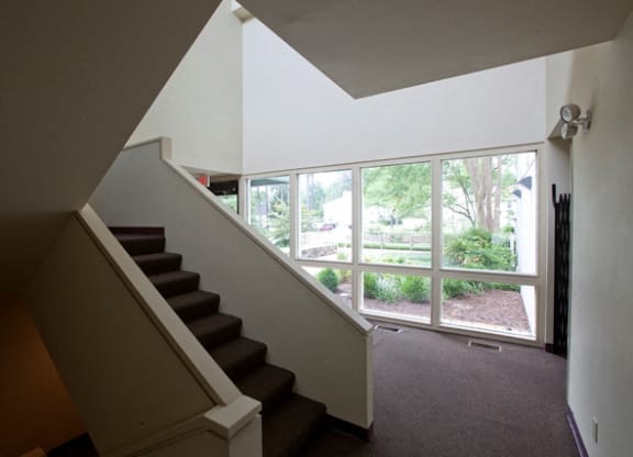 Blue Ridge Hall and Stairway.