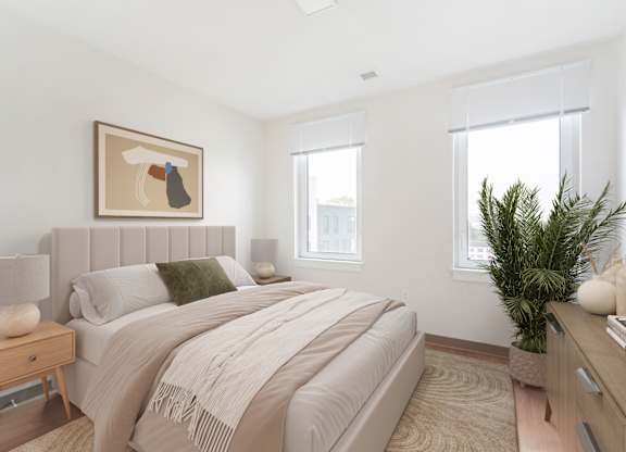 A bedroom in Leefort Terrace, Salem, MA