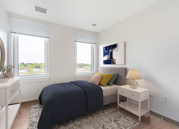 A bedroom in Leefort Terrace, Salem, MA