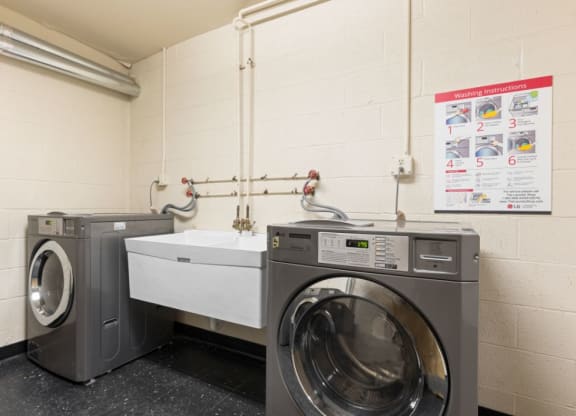 On-Site Laundry Suites, b, Vanity And Toilet  at Belvedere Acres Apartments, Washington, 15301