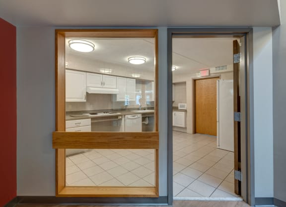 Community Clubroom at Blake Estates, Massachusetts, 02136
