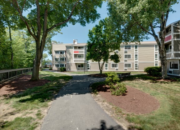 Walking Path at Blake Estates, Hyde Park, MA 02136