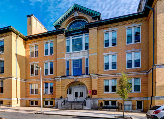 side view of building at Chapman House, E. Boston