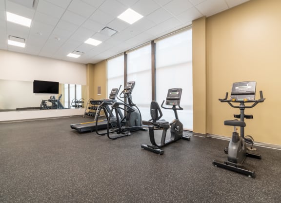 Community Fitness Room at Richford Arms Apartments, Erie, PA 16501