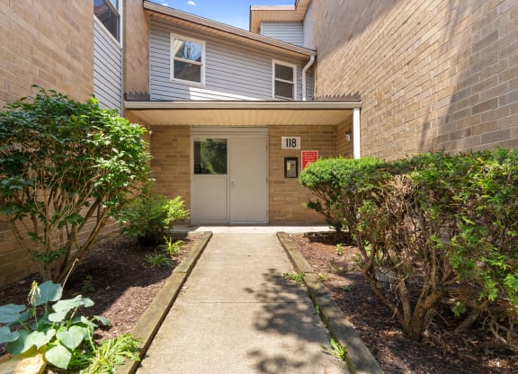 Apartment Entry at Huntingdon Village Hunker, PA.