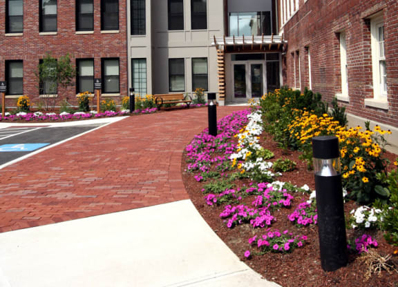 Beautiful garden Alongside of Wilber School Apartments, MA, 02067.