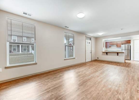 Two Bedroom Townhouse Floor Plan at Niagara Square, Buffalo, 14201