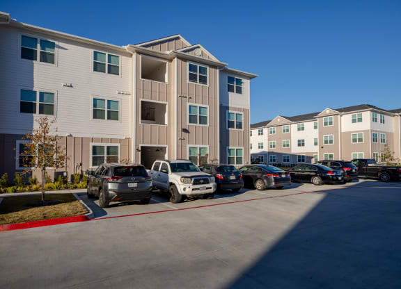 a parking lot tx at 55 Fifty at Northwest Crossing, Texas