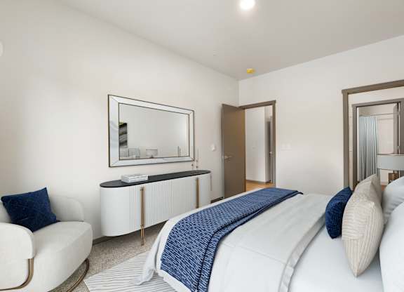 Red Cedar Master Bedroom Furnished