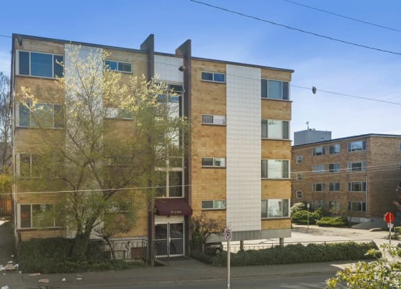 the building where the apartment is located