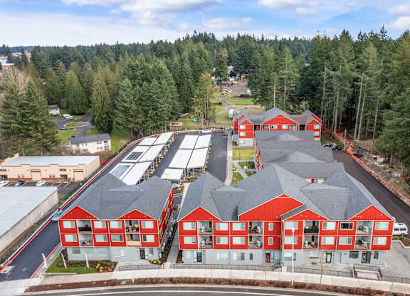 an aerial view of Serenity Apartments