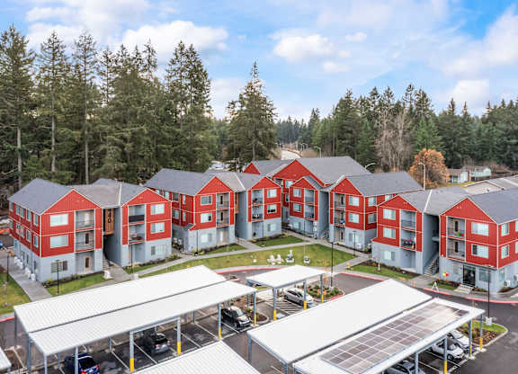 Aerial view of Serenity Apartments