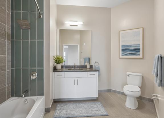 Valley and Bloom Apartments Montclair, NJ Bathroom Tub