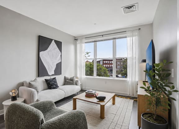 Valley and Bloom Apartments Living Room