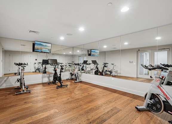 Valley and Bloom Apartments Montclair, NJ Spin and Yoga Room