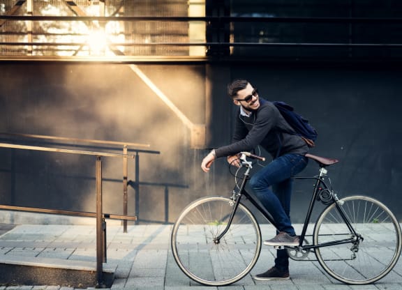 Riding A Bicycle at Morse, Washington, DC