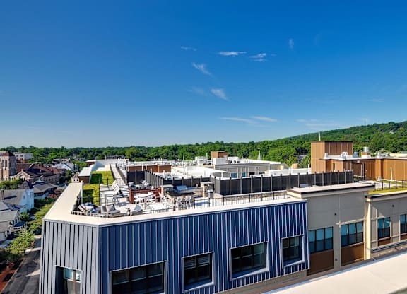 an aerial view of a building in a city at Valley and Bloom, Montclair, NJ, 07042