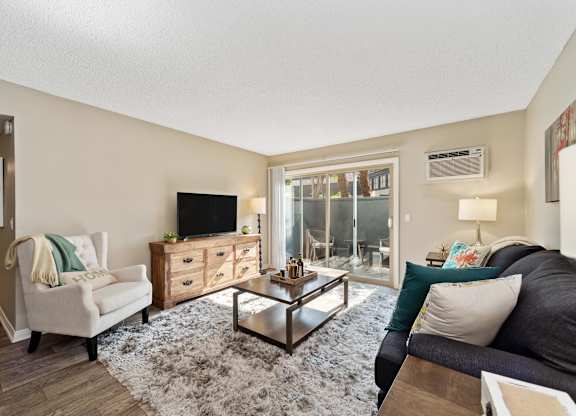 Living Room With TV at Hills at Hacienda Heights, Hacienda Heights