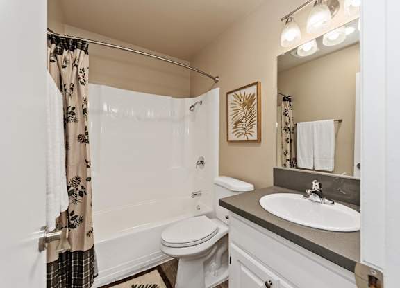 Bathroom With Bathtub at Hills at Hacienda Heights, California, 91745