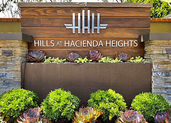 Entry Signage at Hills at Hacienda Heights, California