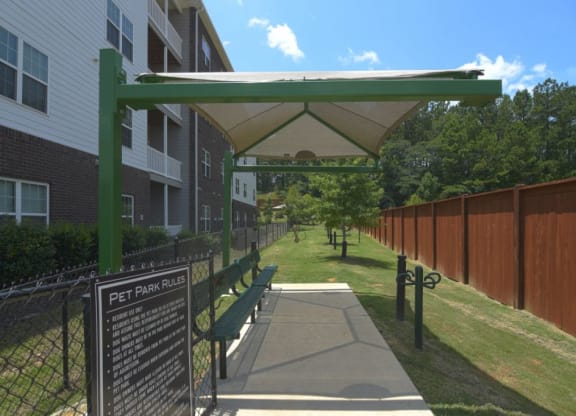 Dog Park Entrance at The Met Apartment Homes, Mississippi, 35402