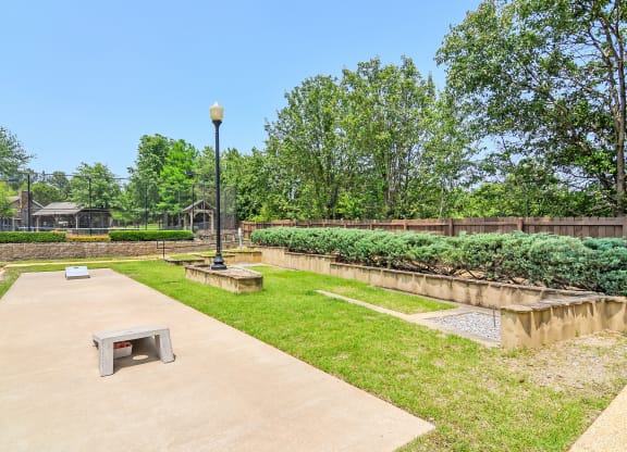 cornhole at Lexington Pointe Apartments in Oxford, MS