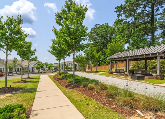 Walking Paths at Faulkner Flats Apartment Homes, Oxford, MS