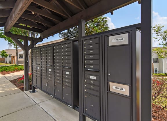 Package Concierge Locker System at Faulkner Flats Apartment Homes, Mississippi