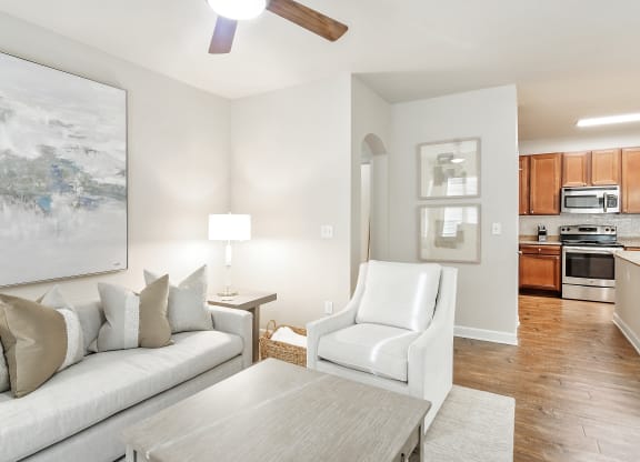 Soft and Refreshing Living Room at Faulkner Flats Apartment Homes, Oxford