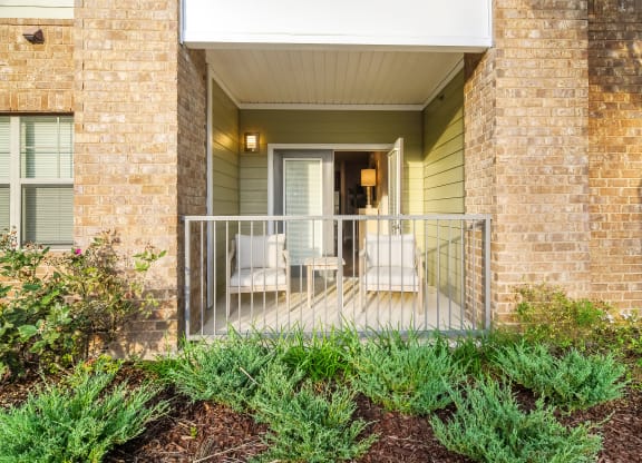 Private Apartment Balcony at Faulkner Flats Apartment Homes, Oxford, MS, 38655