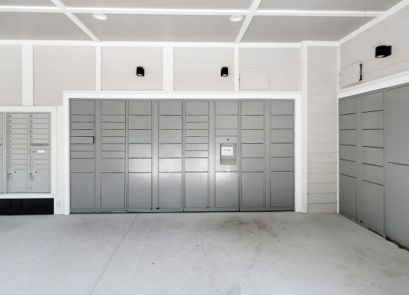 Mail room at Landing Willow Bayou in Bossier City, LA