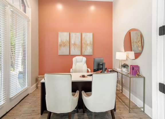 Leasing office at Lagniappe of Biloxi Apartment Homes, Biloxi, MS