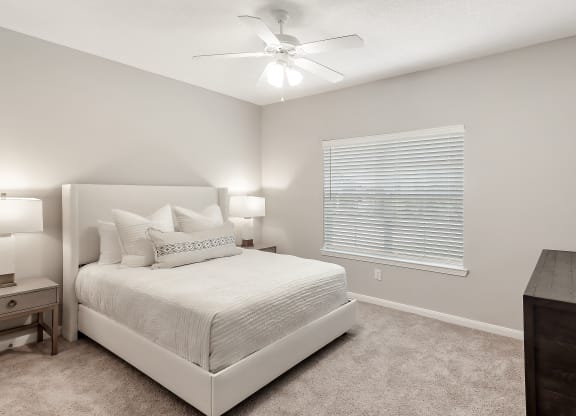 Cozy Bedroom at Lagniappe of Biloxi Apartment Homes, Mississippi