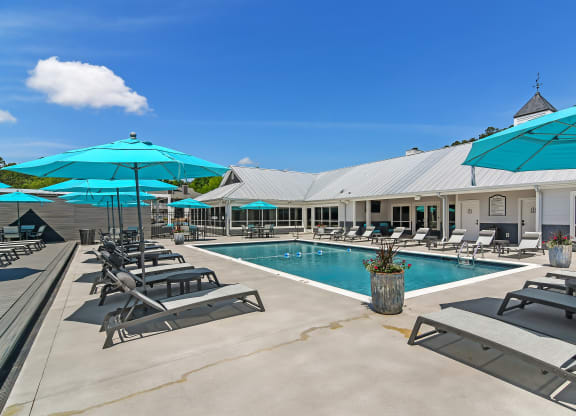 the swimming pool at the resort at longboat key club at The Woodlands Apartment Homes, Meridian, Mississippi