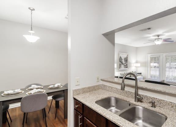 Open Concept Kitchen at Highpointe Apartment Homes, Brandon, Mississippi