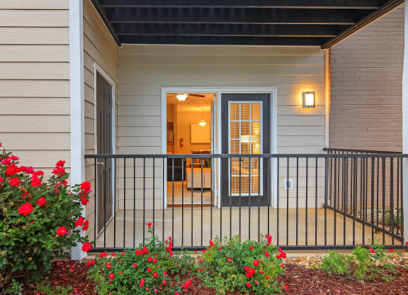 View of the front porch of a house at Highpointe Apartment Homes, Brandon