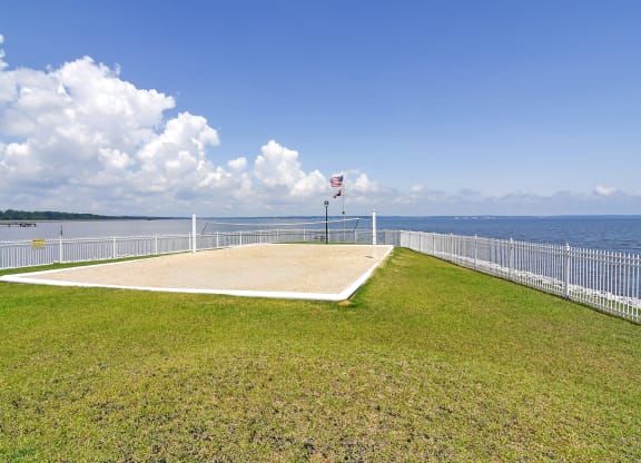 Volleyball Court at Lakeshore Pointe Apartment Homes, Mississippi