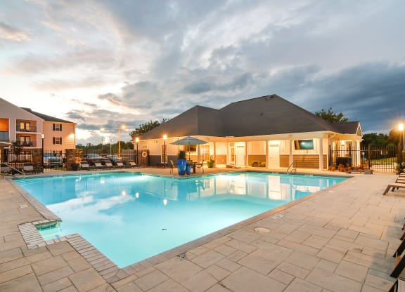 the swimming pool at our apartments at Avalon Apartment Homes, Starkville, Mississippi, 39759