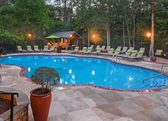 Crystal Clear Swimming Pool at Lagniappe of Biloxi Apartment Homes, Mississippi
