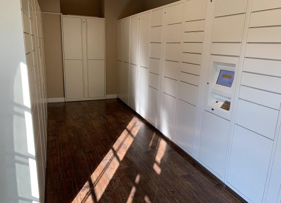 Mail Room at The Retreat Apartment Homes, North Dakota, 58801