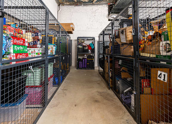 Storage lockers for rent at Somerset Place Apartments in Chicago, IL 60640