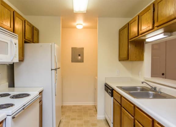 Spacious kitchen at Bexley Village, Greenwood, Indiana