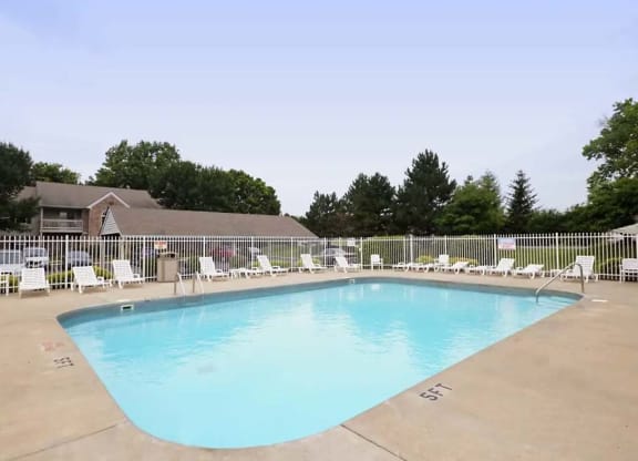 Large pool and sundeck at Bexley Village, Greenwood
