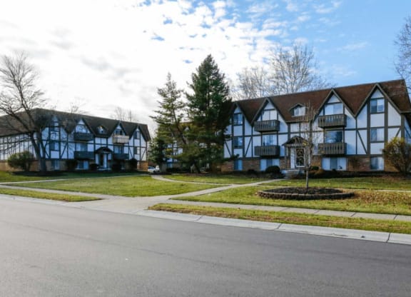 Apartment building at Camelot East Apartments, Fairfield, OH