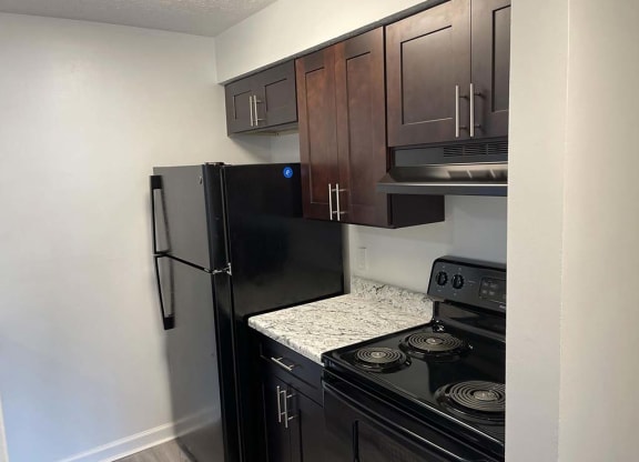 Modern spacious kitchen at Camelot East Apartments, Fairfield, OH, 45014