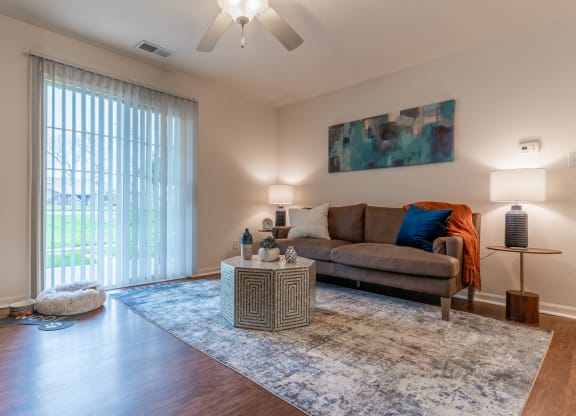 Living Room Interior at Bexley Village, Indiana